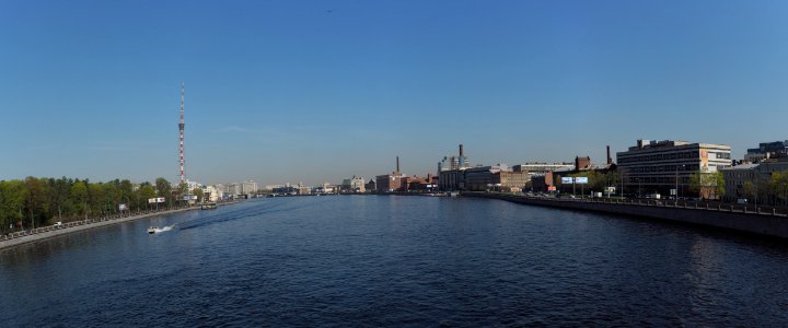 Fisheyed panorama photo