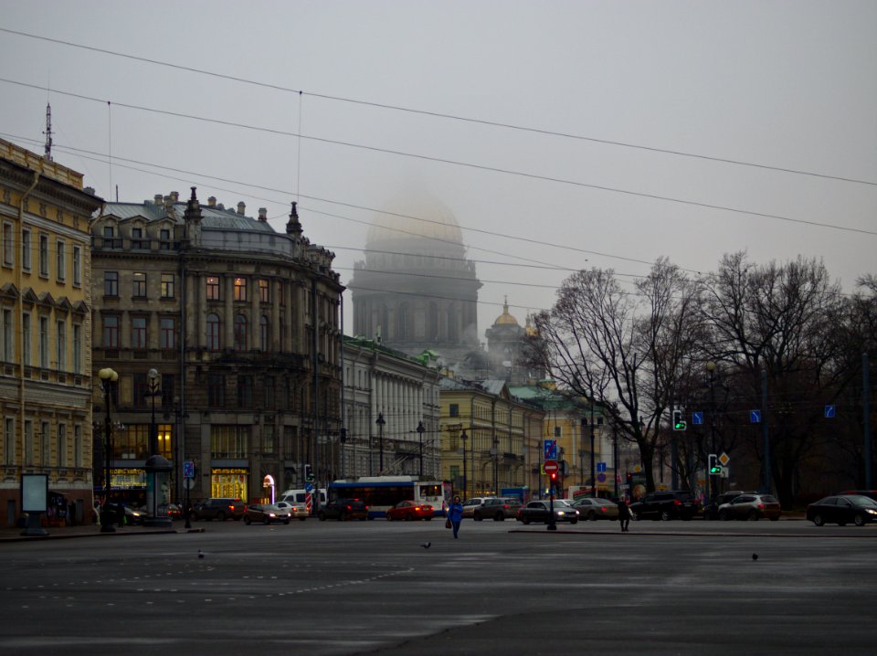 Low clouds photo