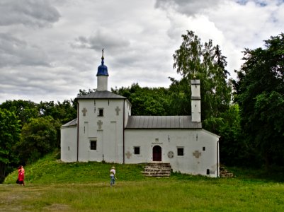 A small cemetry church 