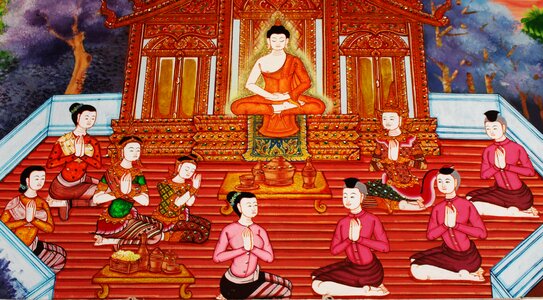 Buddhist holy temple photo