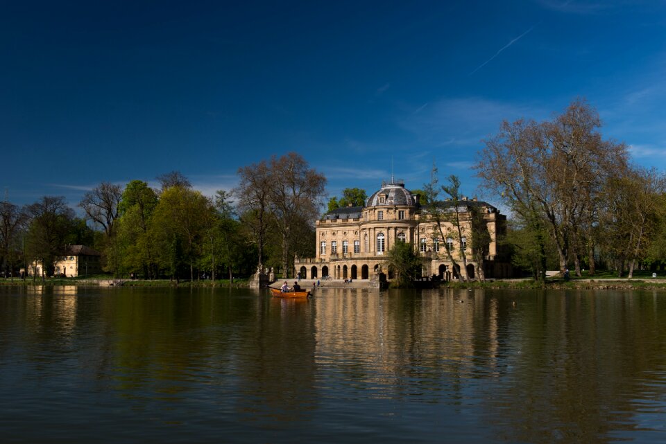 Lake castle idyllic