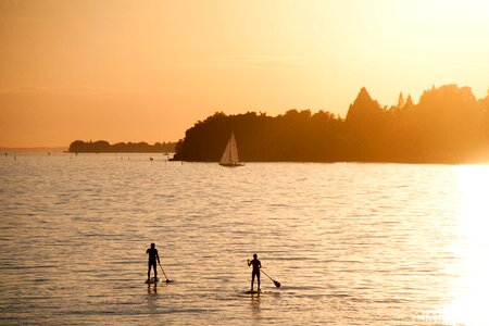 Lake constance lake summer light photo