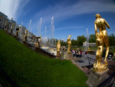 Golden statues photo