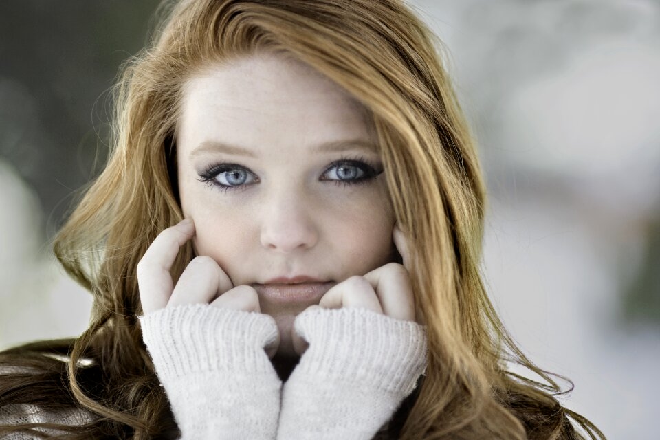 Redhead beautiful young