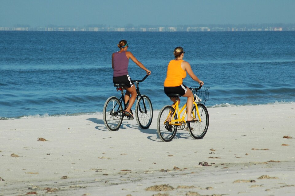 Exercise riding beach