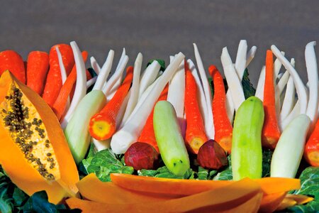 Food vegetables red
