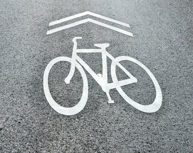 Street bicycle transportation photo