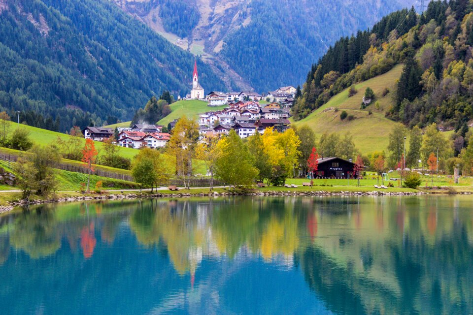 Landscape panorama alpine
