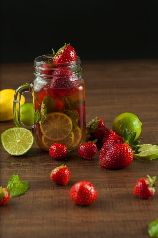 Strawberry lime infused