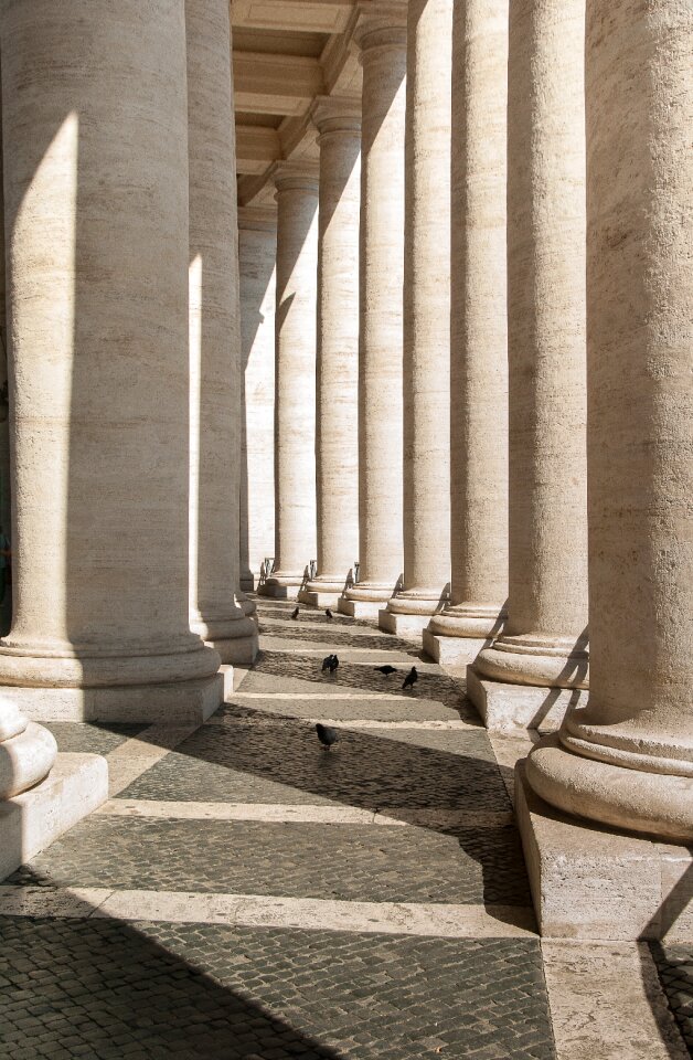 Columns vatican john dory up
