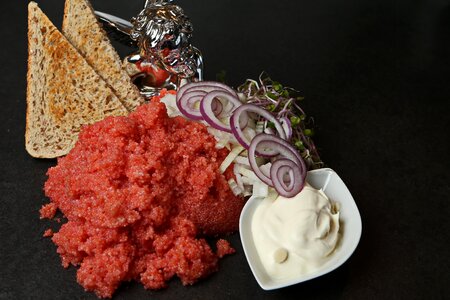 Fish delicacy toast