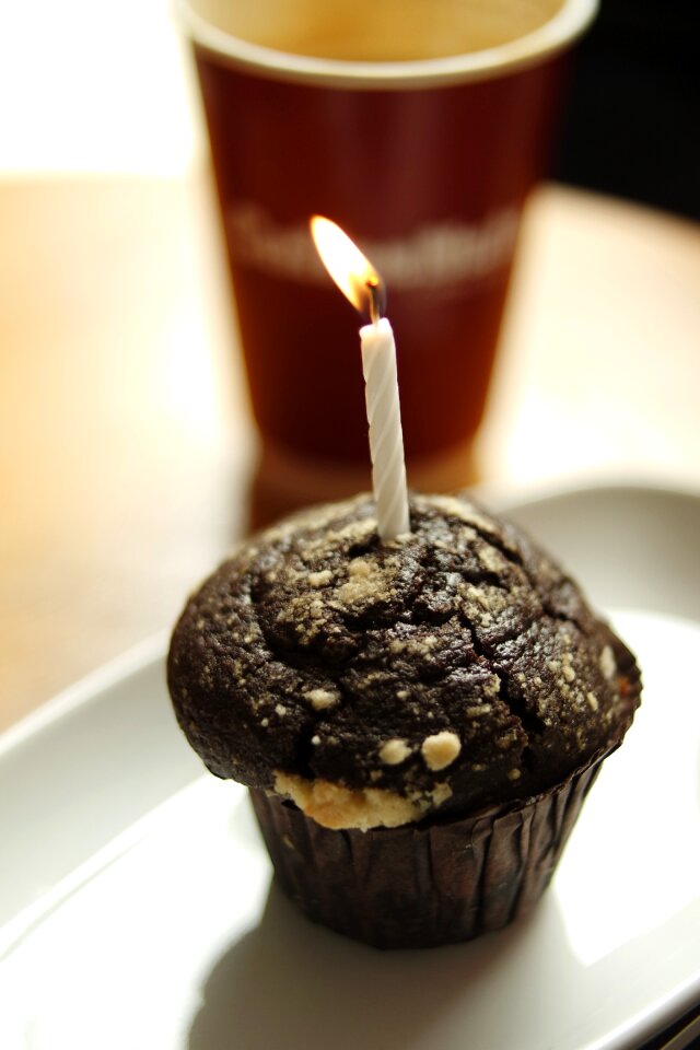 Cake candle cupcake