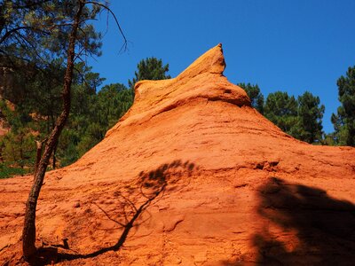 Ocher quarry color bright