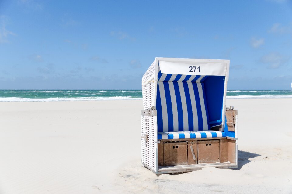 Sylt sand sky photo