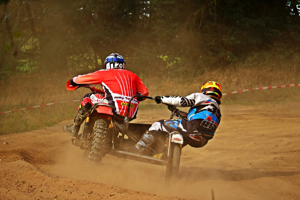 Cross sand motorcycle