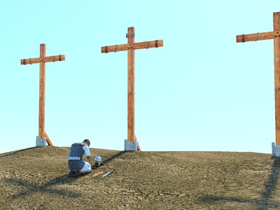 Calvary faith jesus christ photo