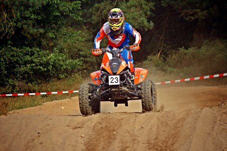 Motorsport motorcycle cross photo