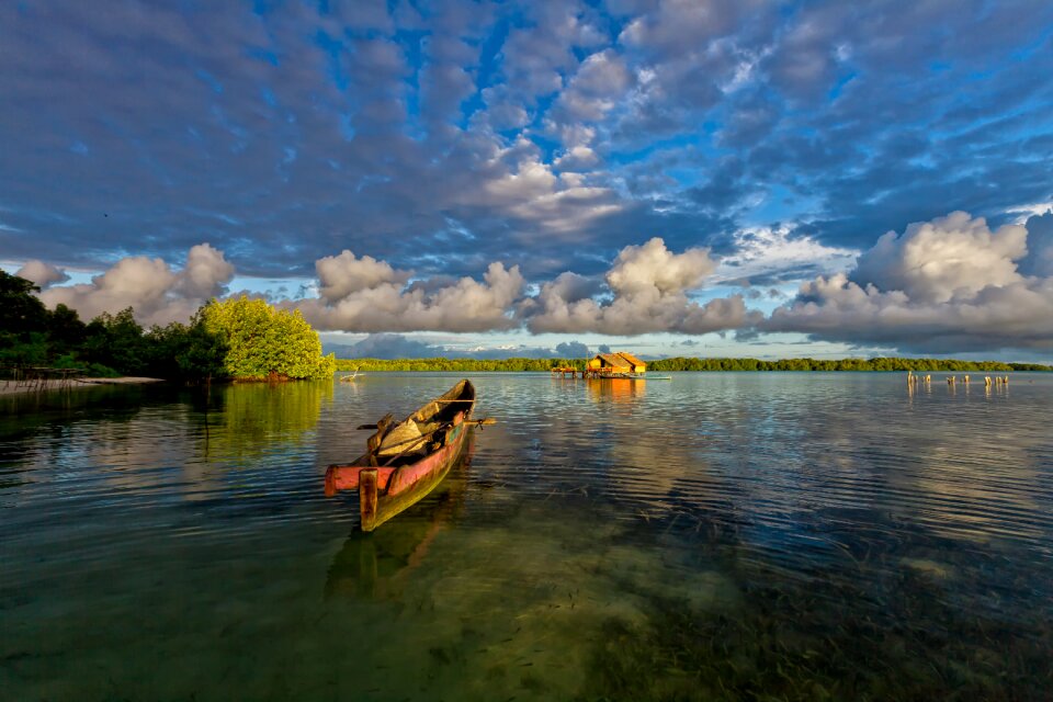 The water shed atoll widi islands