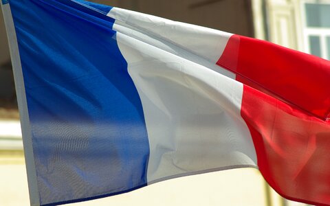 French flag nation french republic