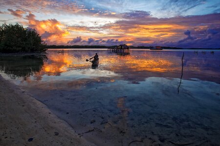 The water shed atoll widi islands