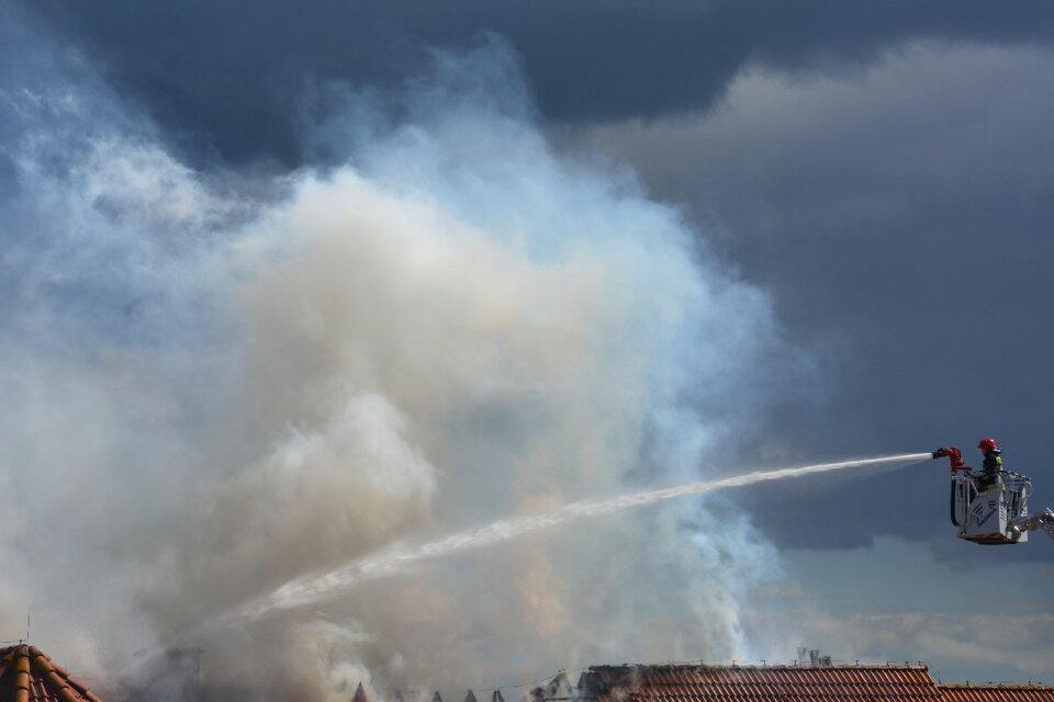 Extinction fire department extinguish