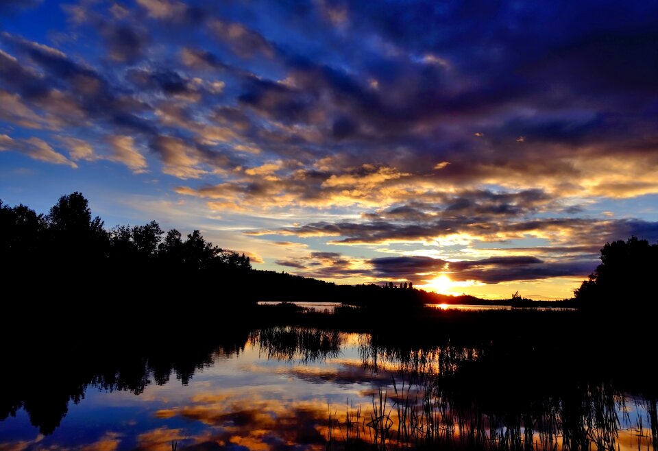 Lake colors summer