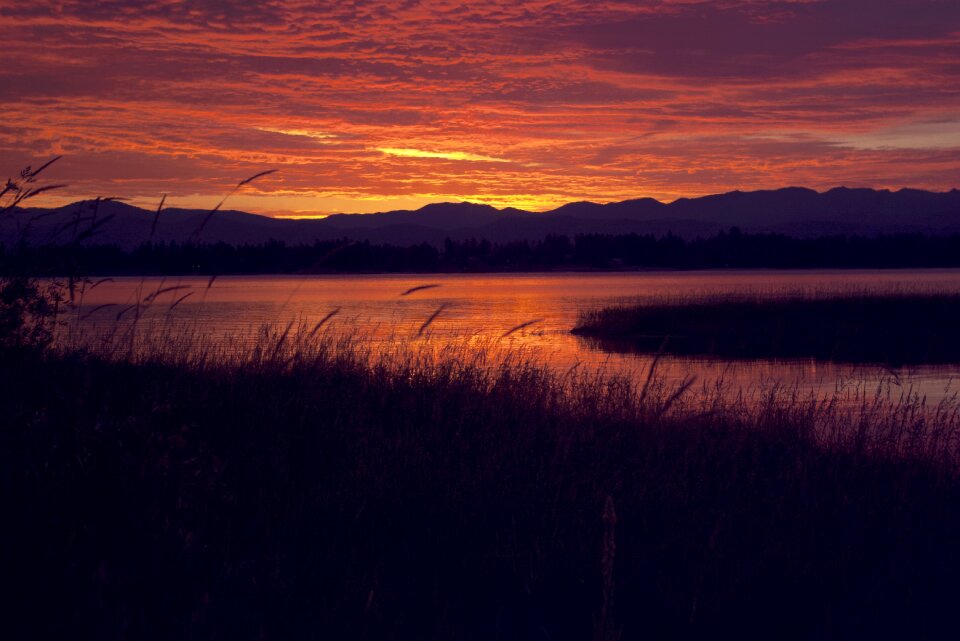 Sunrise scenic river