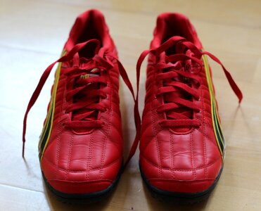 Sneaker soccer shoes red boots