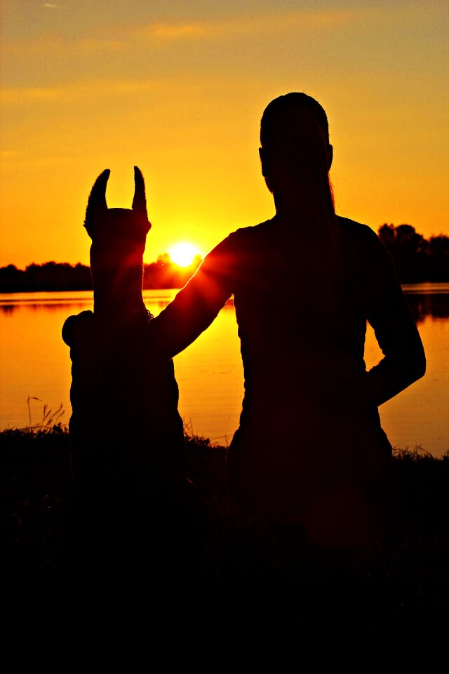 Sunrise love hug