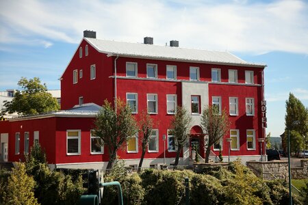 Hotel germany red building