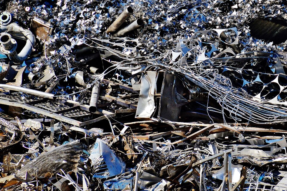Scrap iron recycling metal