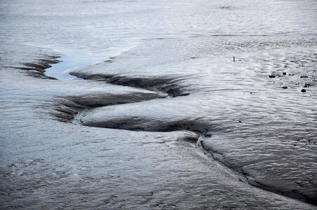 Norddeich schlick north sea photo