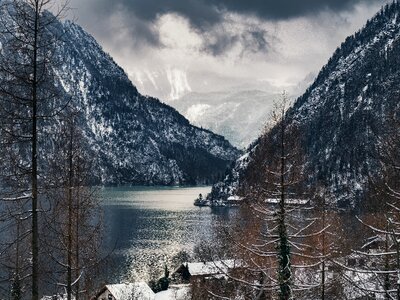 Landscape water alpine photo