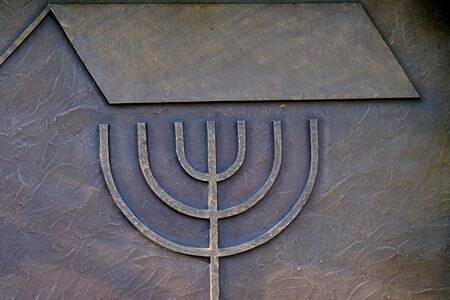 Memory memorial plaque old synagogue