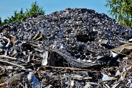 Scrap iron recycling metal