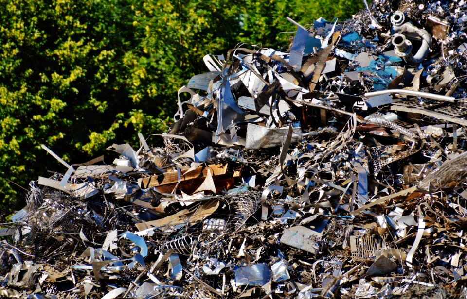 Scrap iron recycling metal