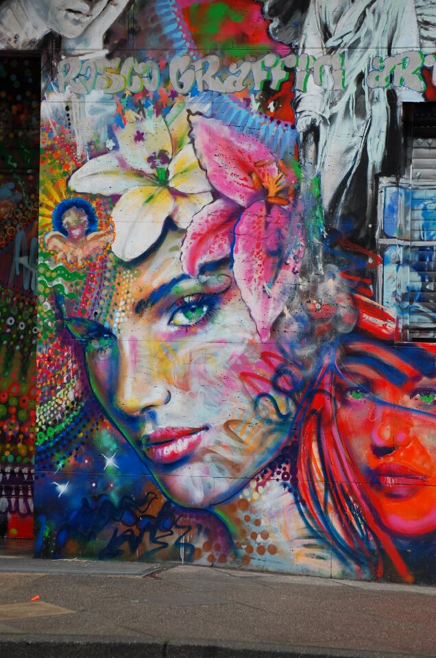 Face wall portrait