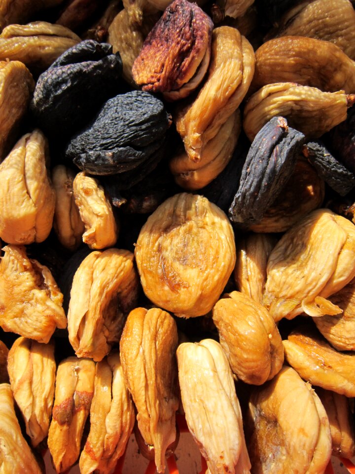 Dried figs dried fruits sugary