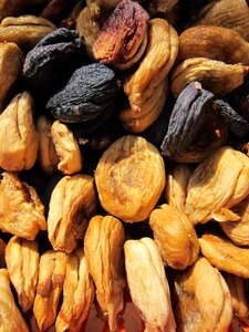Dried figs dried fruits sugary