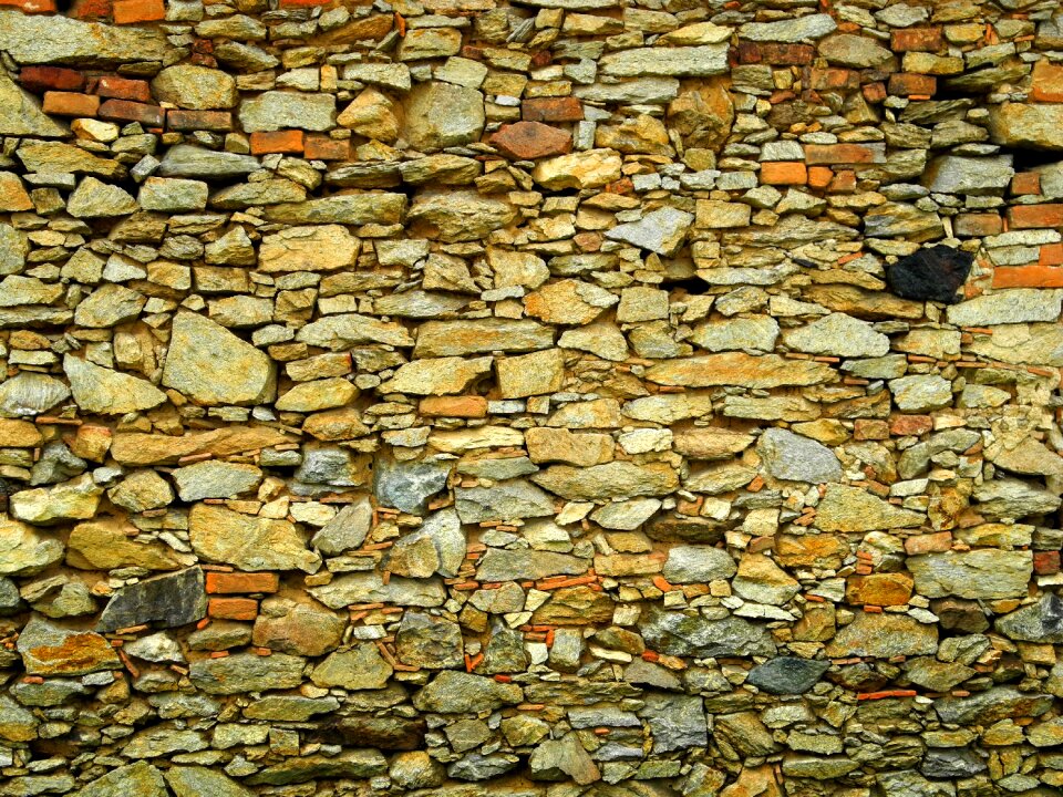 Stone wall stone old