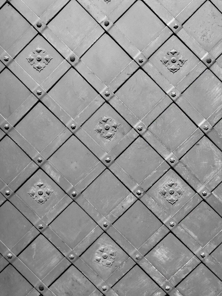 Old armored doors texture