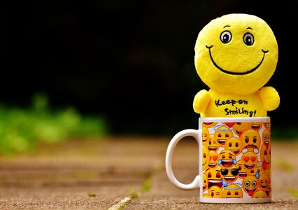 Funny joy emoticon