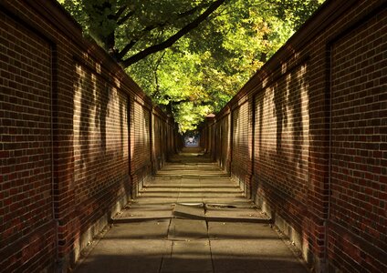 Light road during the day