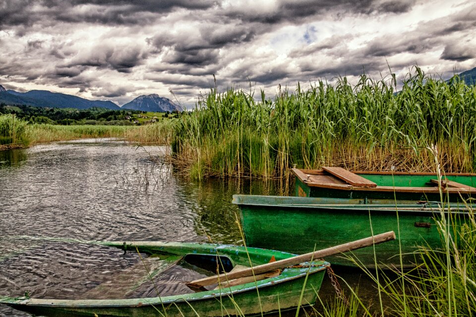 Hermagor clouds reed