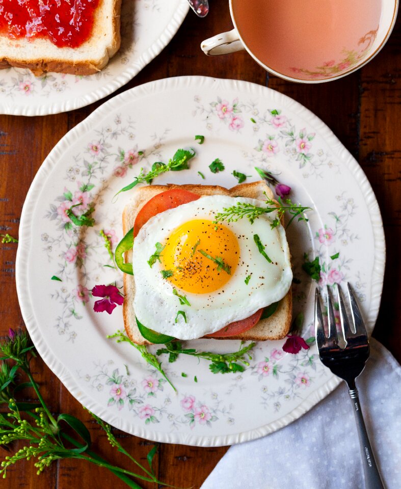 Egg food food plating