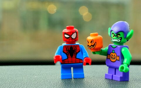 Toys legomaennchen close up