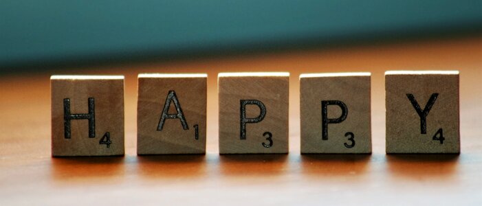 Letters note brown happy