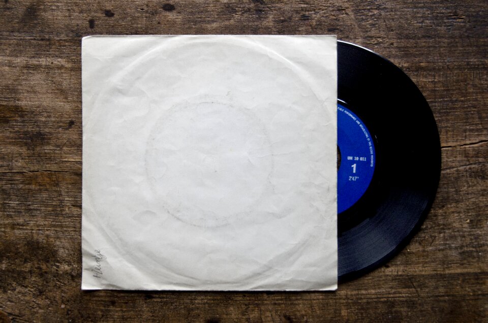 Disk 45rpm gramophone