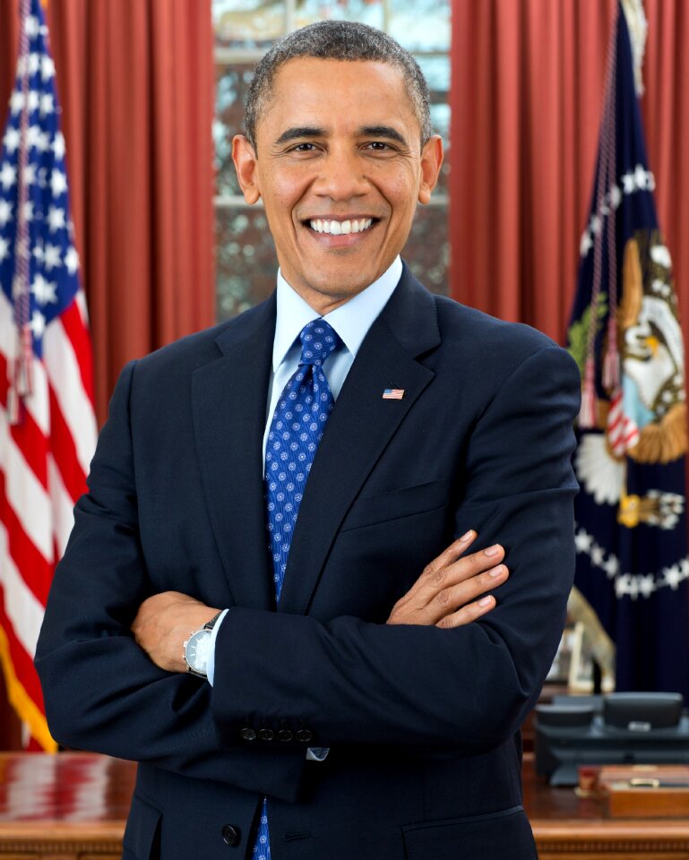 President of the states united politician american flag