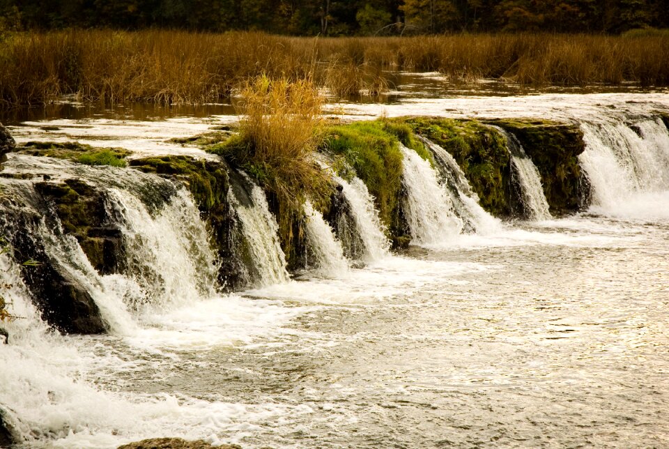 River water waterfall